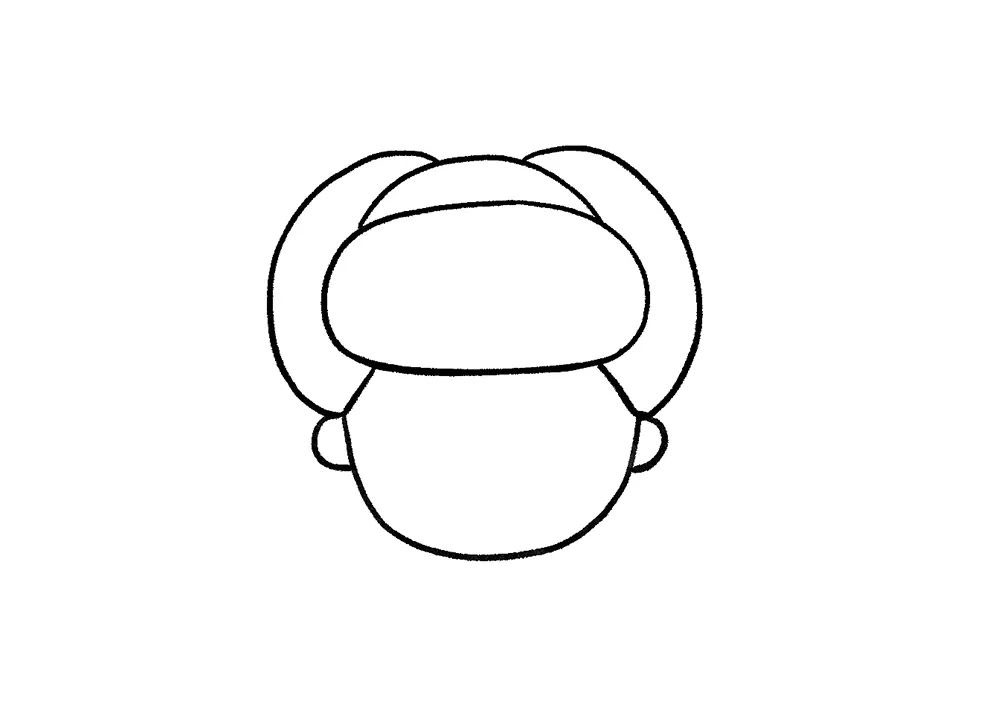 学习雷锋简笔画教程-图3