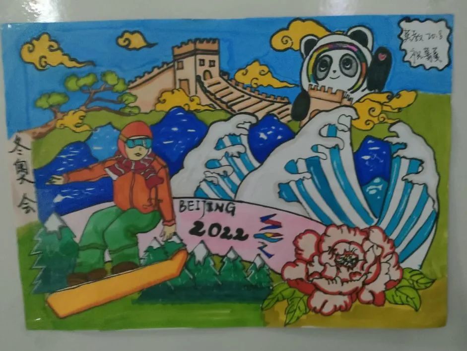 6张北京冬奥会儿童画图片-图4