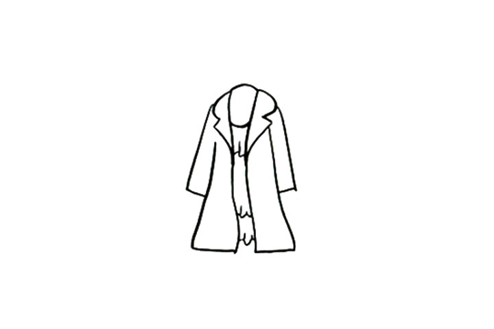 韩版大衣怎么画-图3