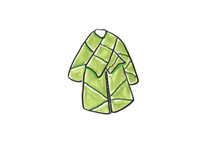 长款羽绒服怎么画