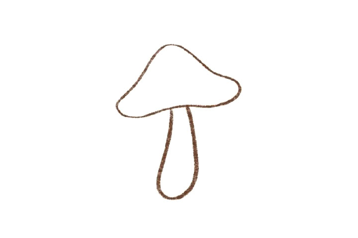 可爱小蘑菇怎么画-图1