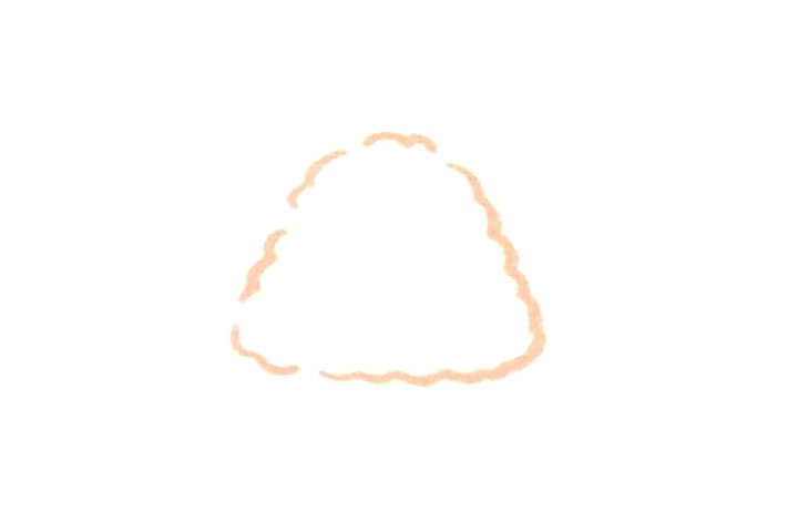 简单可爱的饭团怎么画-图1