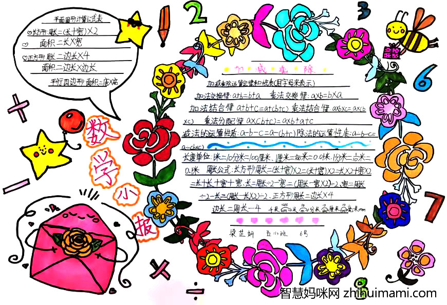 数学之美主题手抄报比赛优秀作品展示-图3