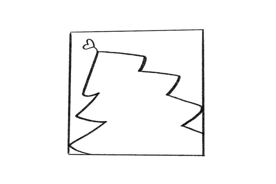 植树节简笔画 可爱树宝宝怎么画-图5