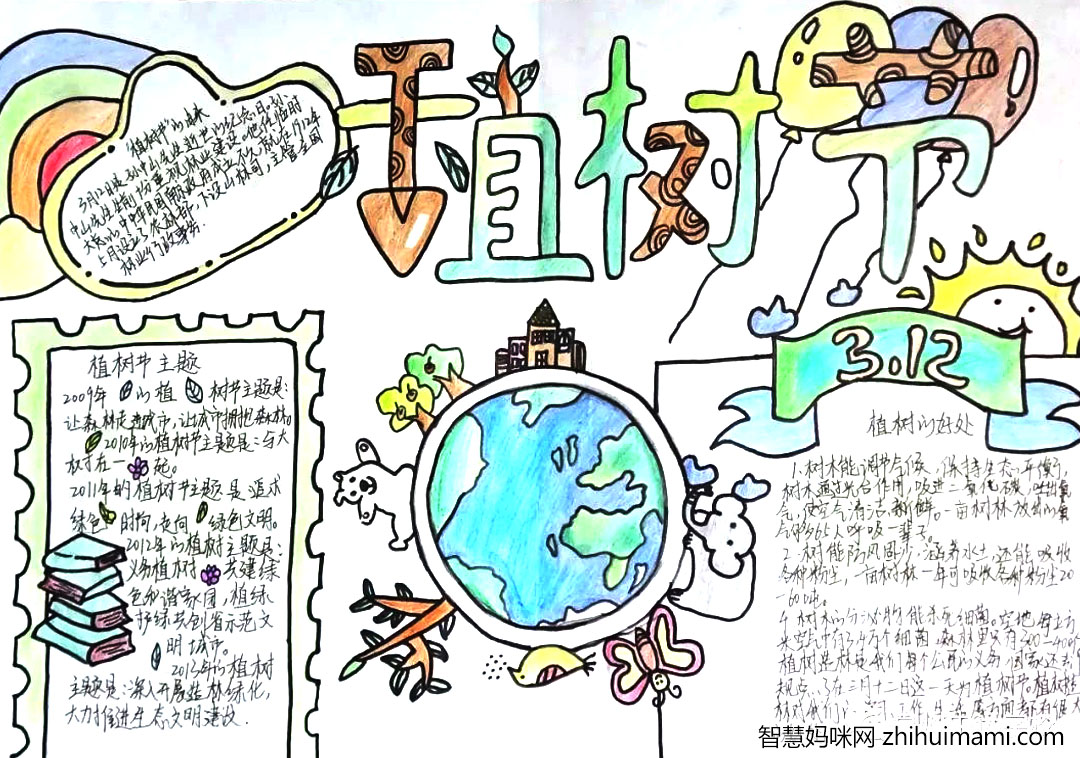 植树节英语手抄报内容-图2
