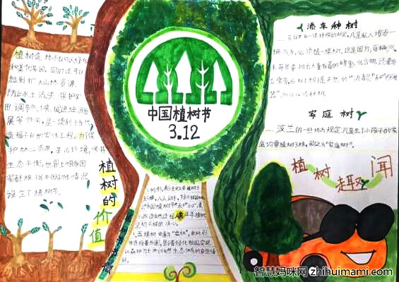 关于3月12日植树节主题手抄报（6张）-图2