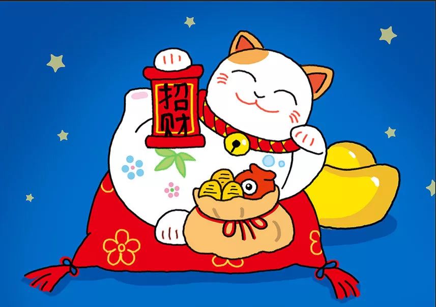 可爱又吉祥的萌物招财猫怎么画