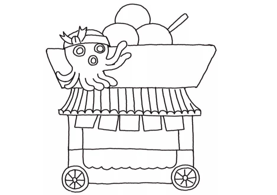 美味屋小吃车怎么画-图5