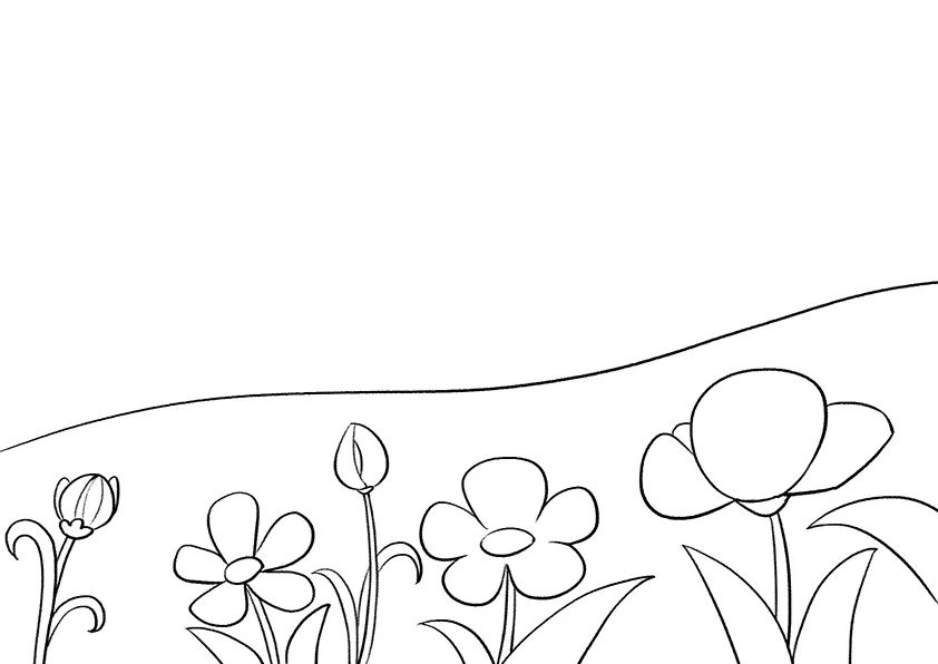 步骤2：接着我们对铅笔稿进行勾线。