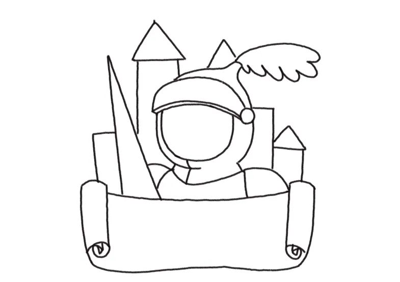 英勇的骑士怎么画-图5