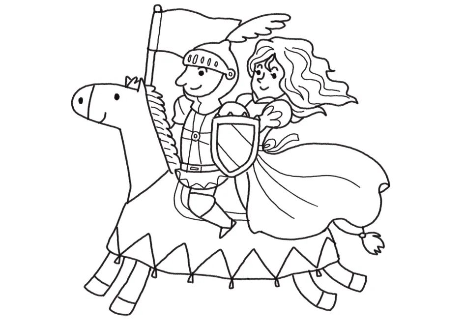 骑士和公主怎么画-图5