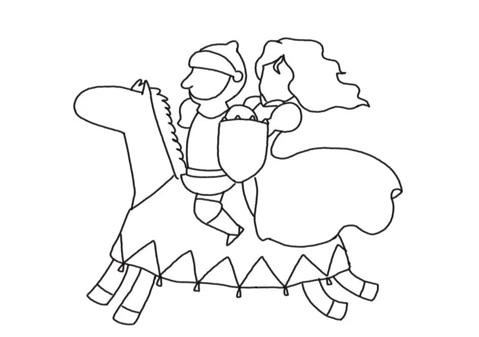 骑士和公主怎么画-图4