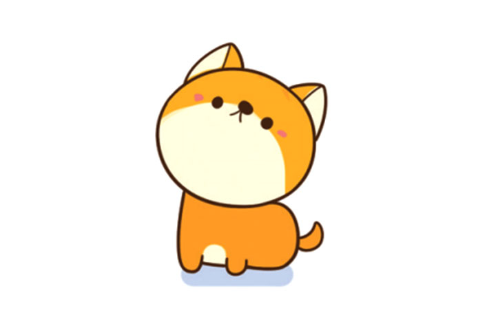 十二生肖简笔画 戌狗画法一