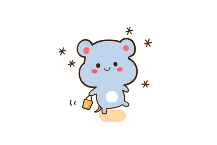 十二生肖简笔画子鼠 如何画老鼠