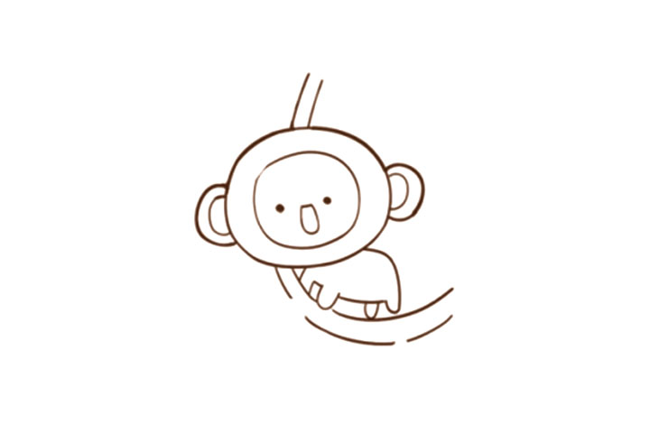 步骤3：画上身体。