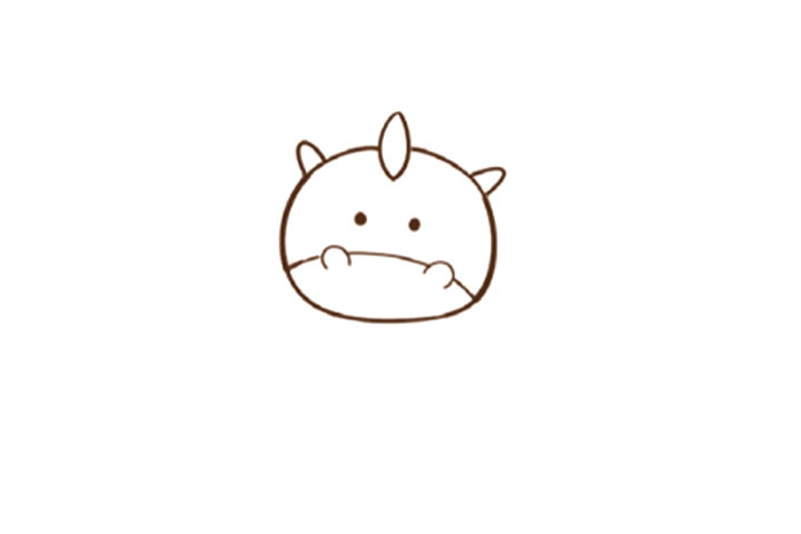 步骤2：添加五官。