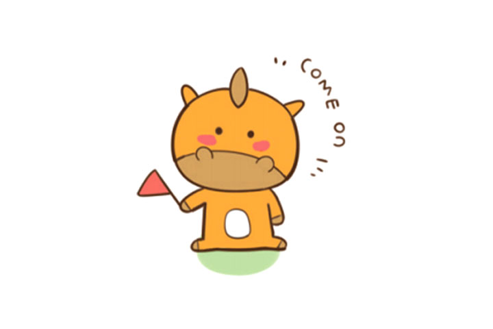 十二生肖简笔画 午马画法一