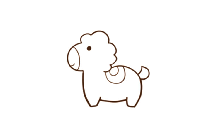 步骤3：补充完整身体。