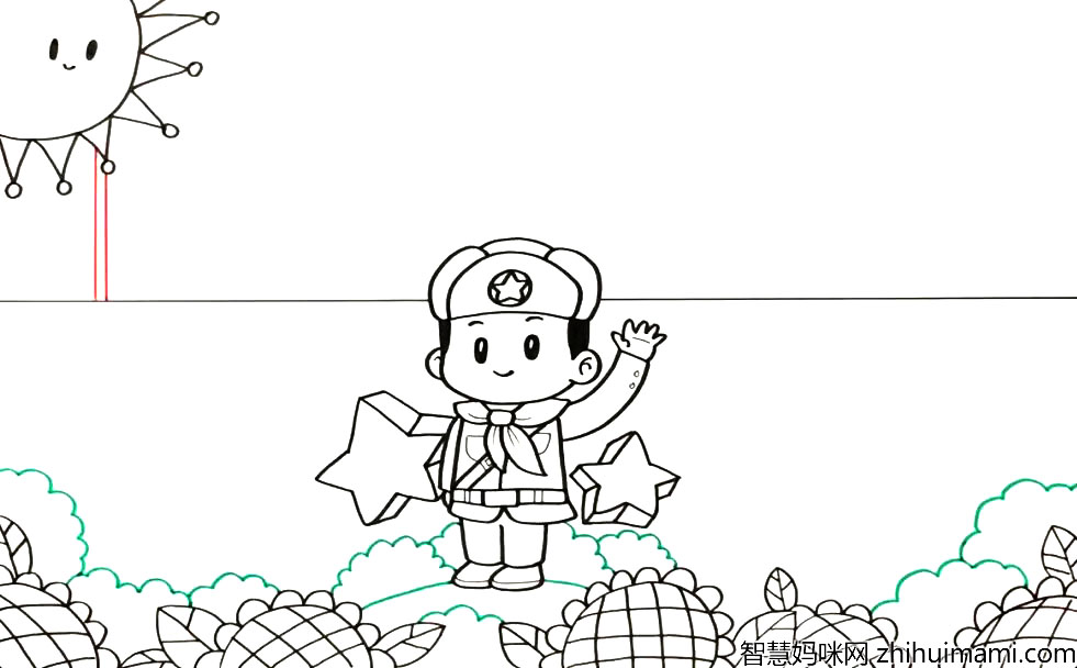 学习雷锋精神的手抄报教程-图4