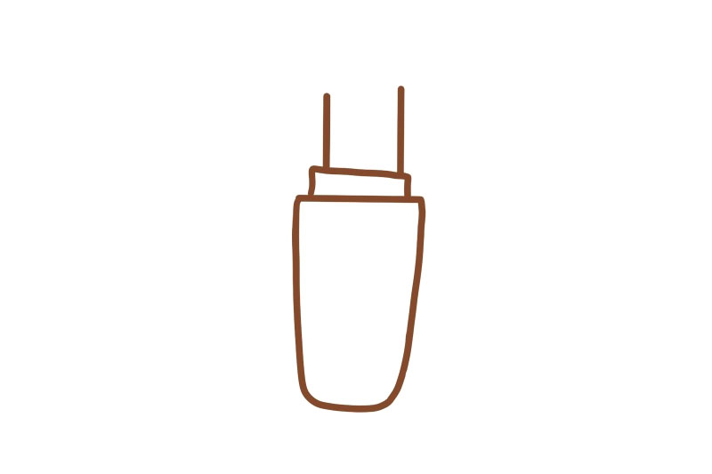 萌萌的女神节简笔画素材 口红-图3