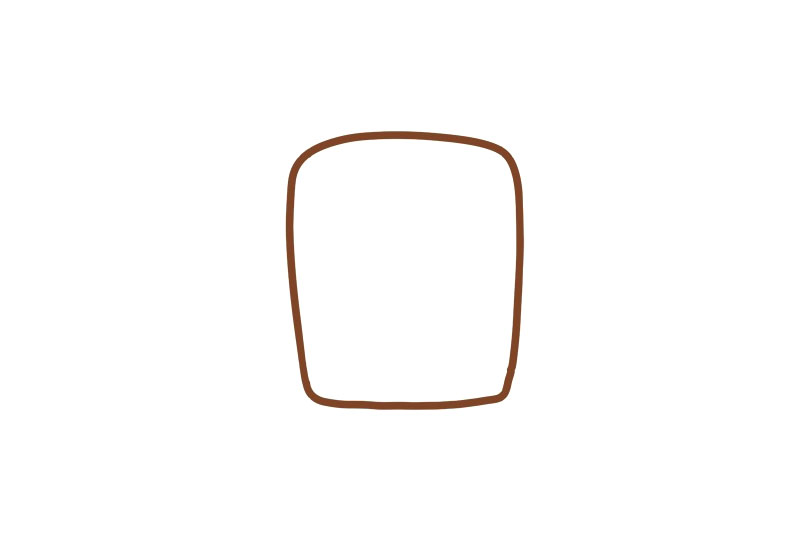 萌萌的女神节简笔画素材 镜子-图1