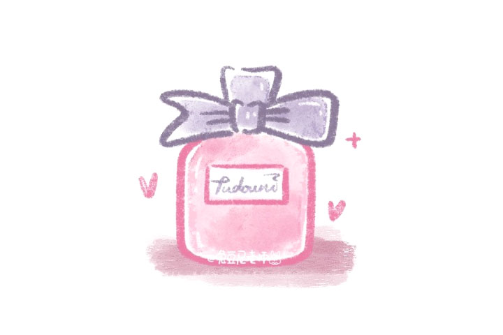 漂亮的香水怎么画