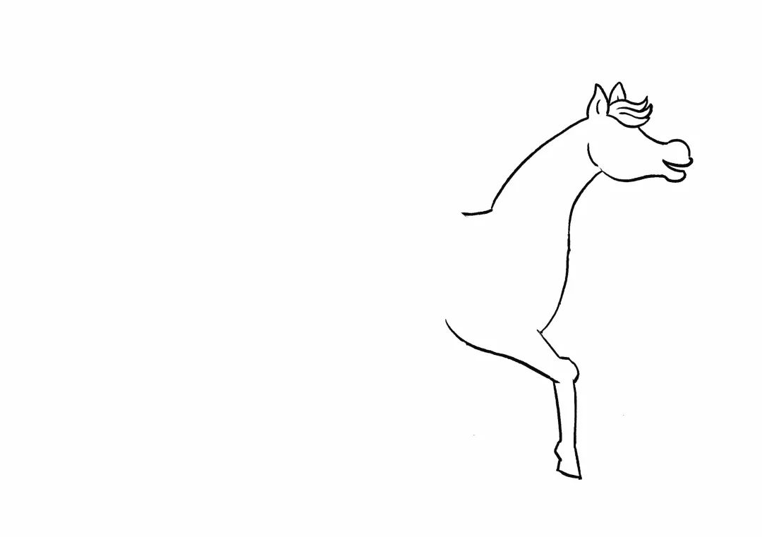 神话故事简笔画 奇幻生物天马怎么画-图2