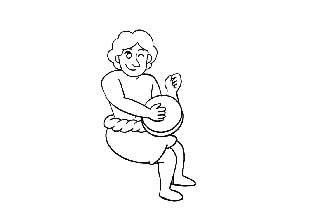 神话故事简笔画 预言之神阿波罗怎么画-图3