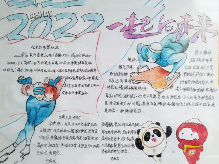 冬奥会手抄报一等奖-图3