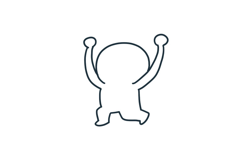 简单的奥运简笔画 举重-图2