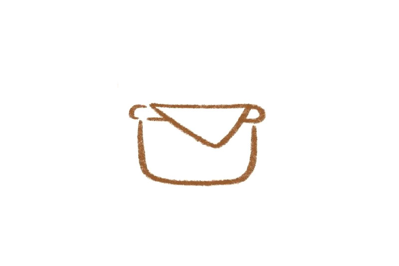 猫猫小厨简笔画画法步骤-图1