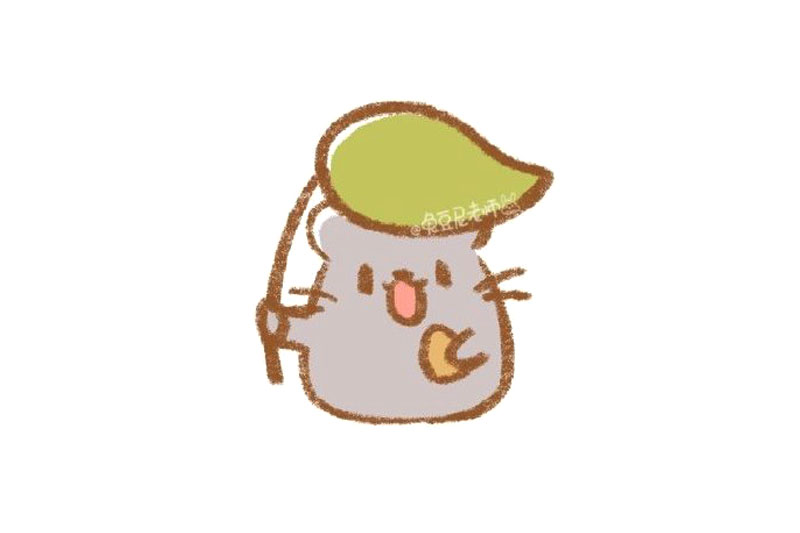 简单可爱小龙猫怎么画-图3