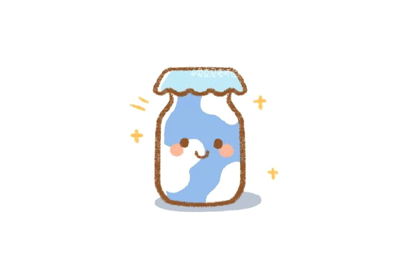 萌萌的牛奶瓶怎么画