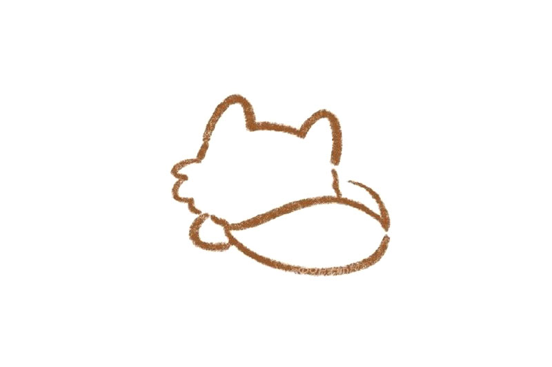 贪睡的小狐狸怎么画-图2