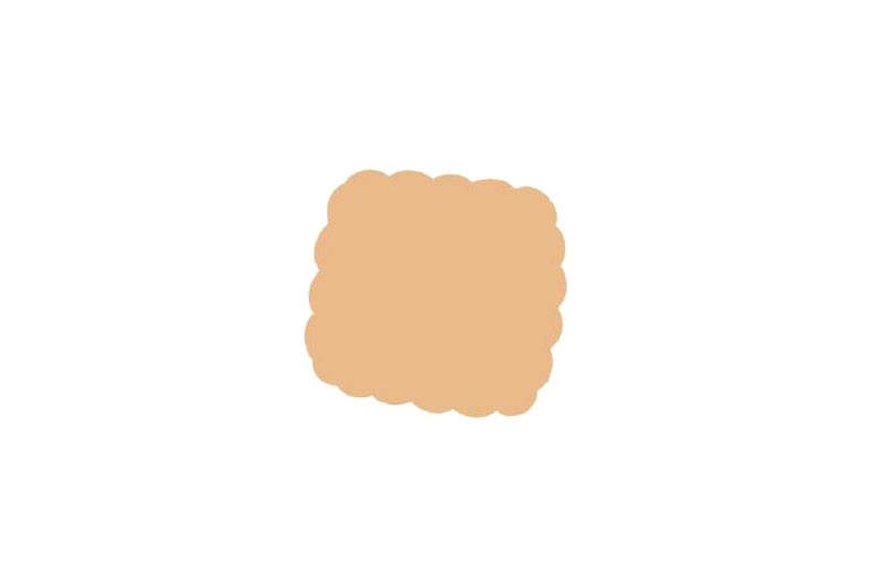 奶油小饼干怎么画-图1