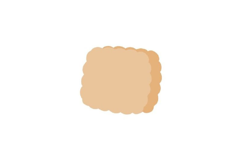 奶油小饼干怎么画-图2