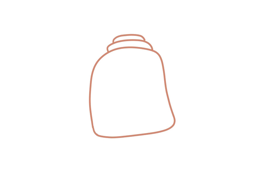 医疗抗疫简笔画 怎么画消毒洗手液-图2