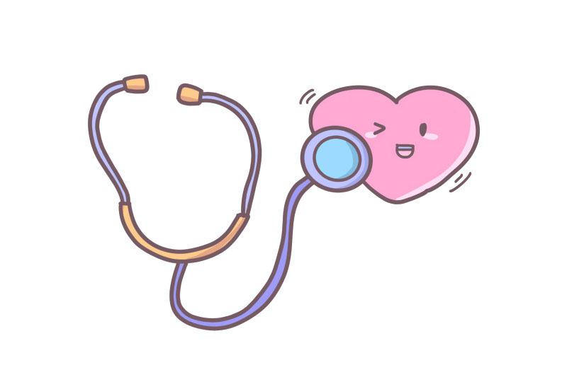 医疗抗疫简笔画 听诊器怎么画