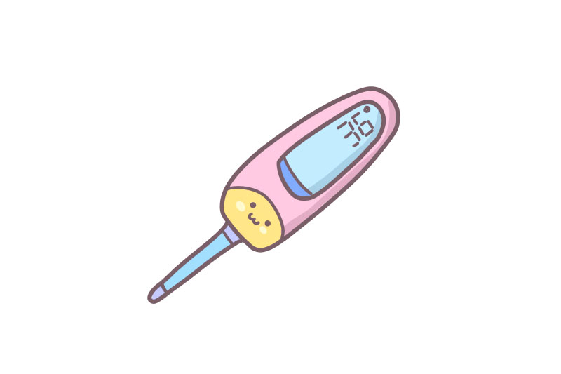 抗疫素材简笔画 温度计怎么画