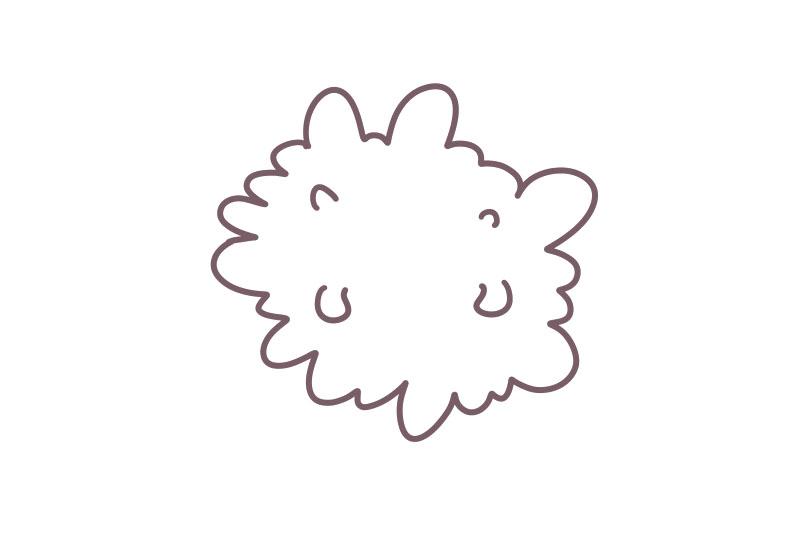 抗疫素材简笔画 病毒怎么画-图2