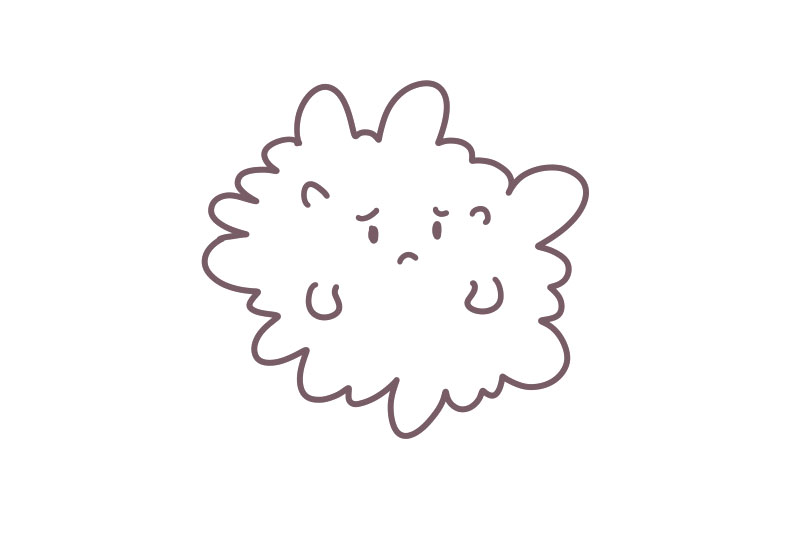 抗疫素材简笔画 病毒怎么画-图3