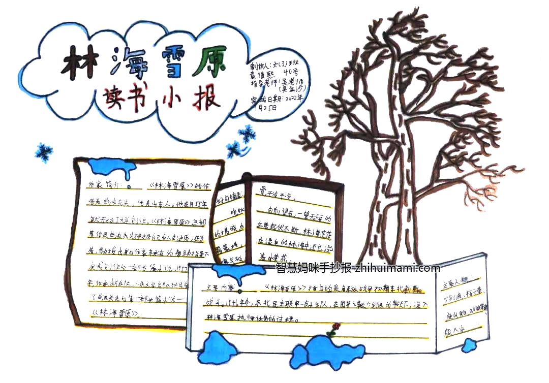 读书日好书推荐手抄报图片（8张）-图6