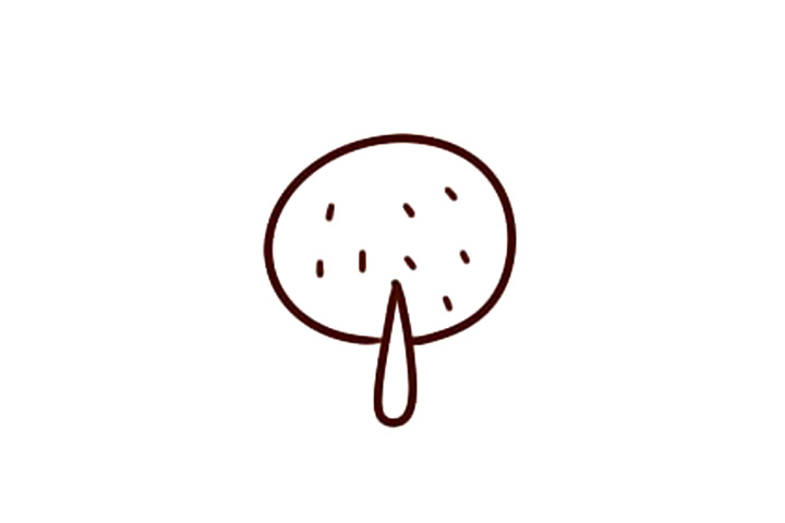 超简单盛开的樱花树怎么画-图3