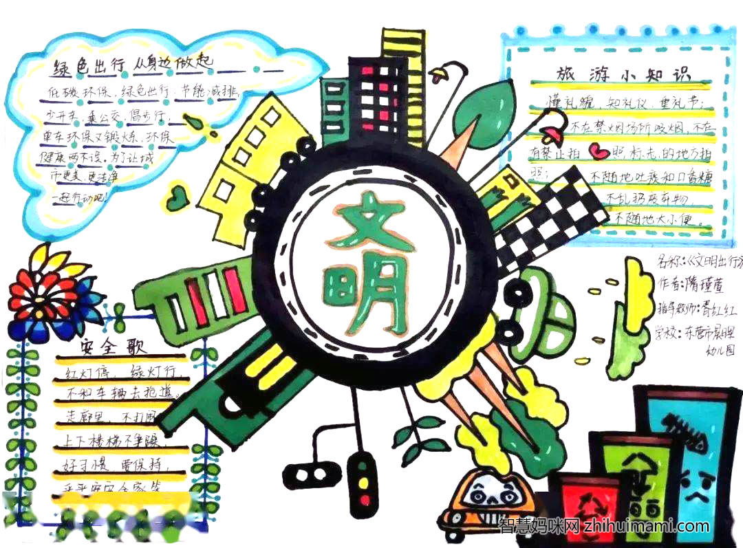 6.5世界环境日手抄报绘画优秀作品-图1