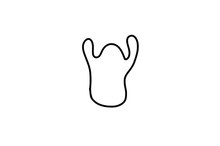 外星人简笔画 恐怖怪兽怎么画-图1