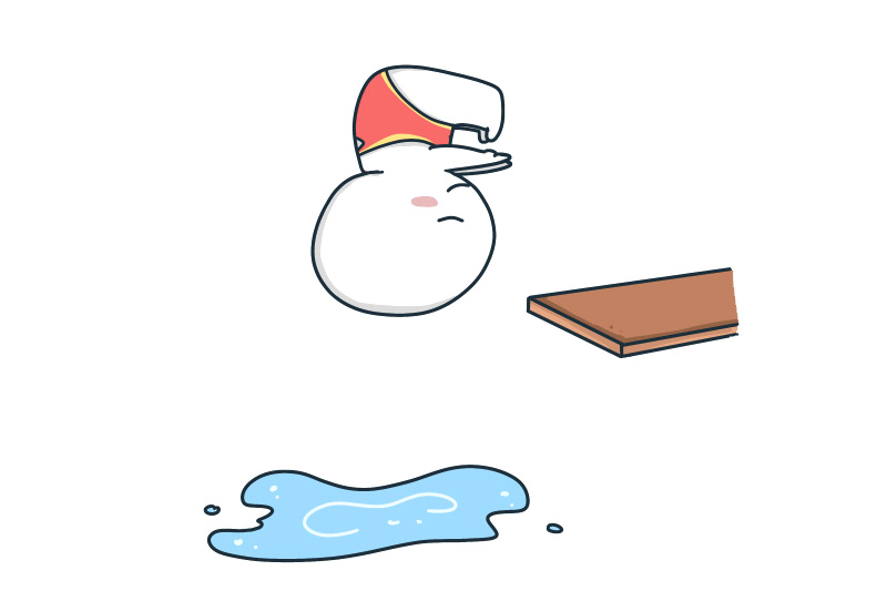 简单奥运简笔画 跳水