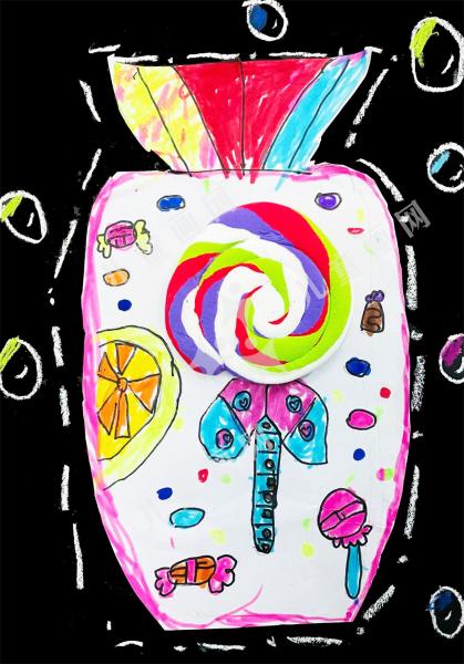 漂流瓶儿童画作品