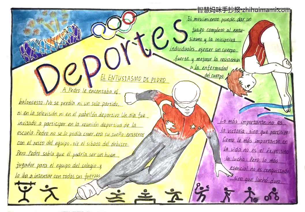 奥运会手抄报简单又漂亮（7张）-图3