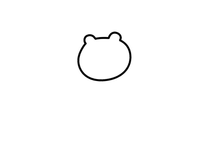 简单布朗熊怎么画-图1