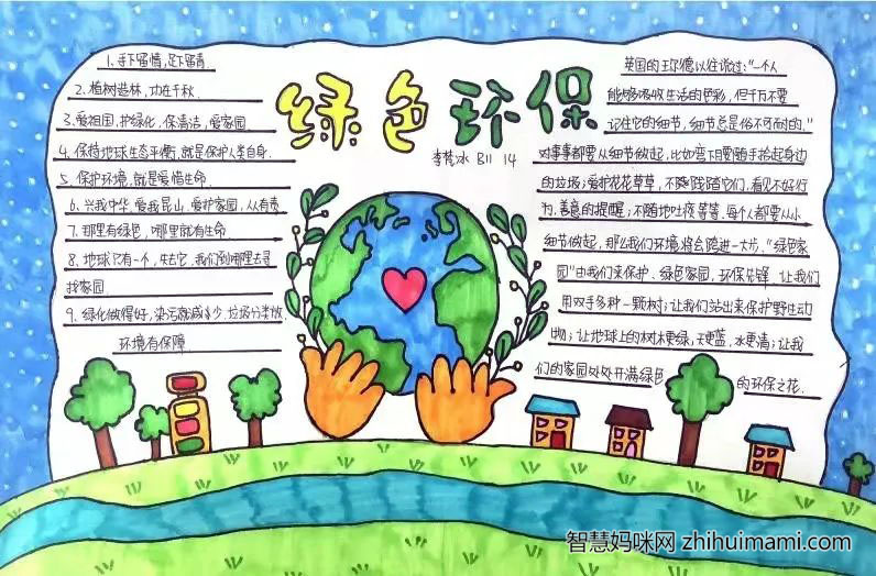 2022年世界环境日主题手抄报（6张）-图2